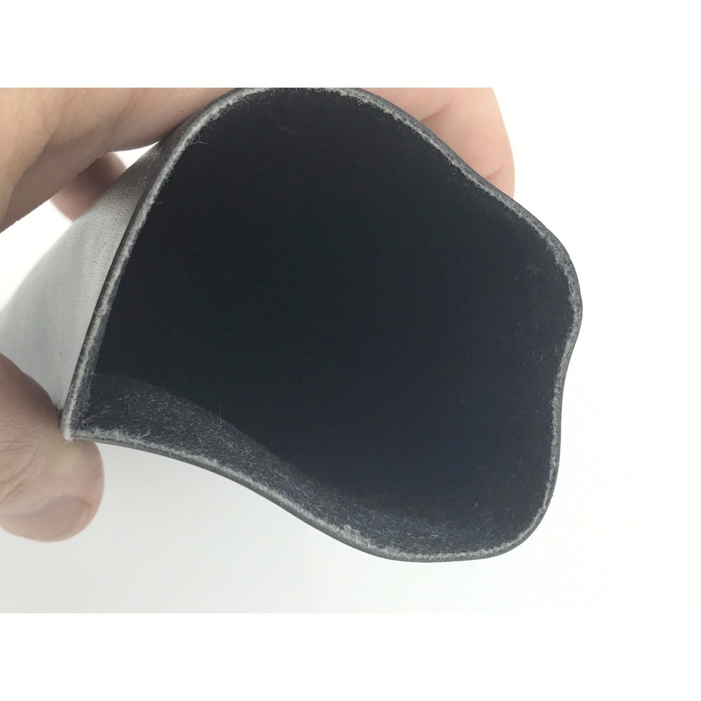 LINDA ALLARD ELLEN TRACY Eyeglasses Glasses Case Black Leather Made in Italy - Picture 5 of 5